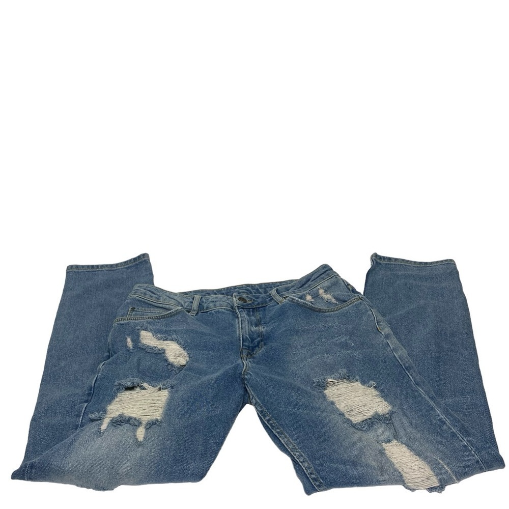 OSOS Men's Light Washed Ripped Jeans